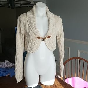 Gap maternity chunky crop sweater